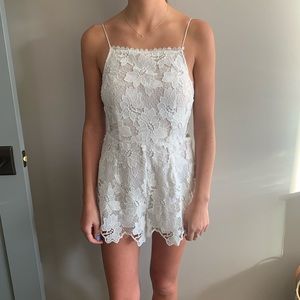 White Kendall and Kylie dress